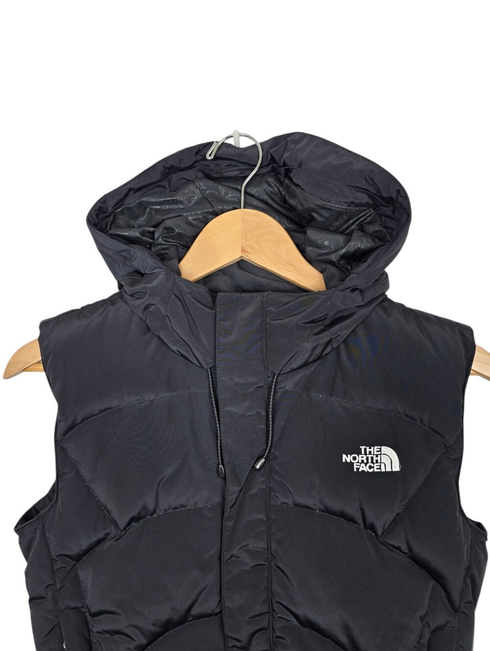 The North Face Prodigy 600 Down Hooded Puffer Vest Black Women’s M - Picture 2 of 16